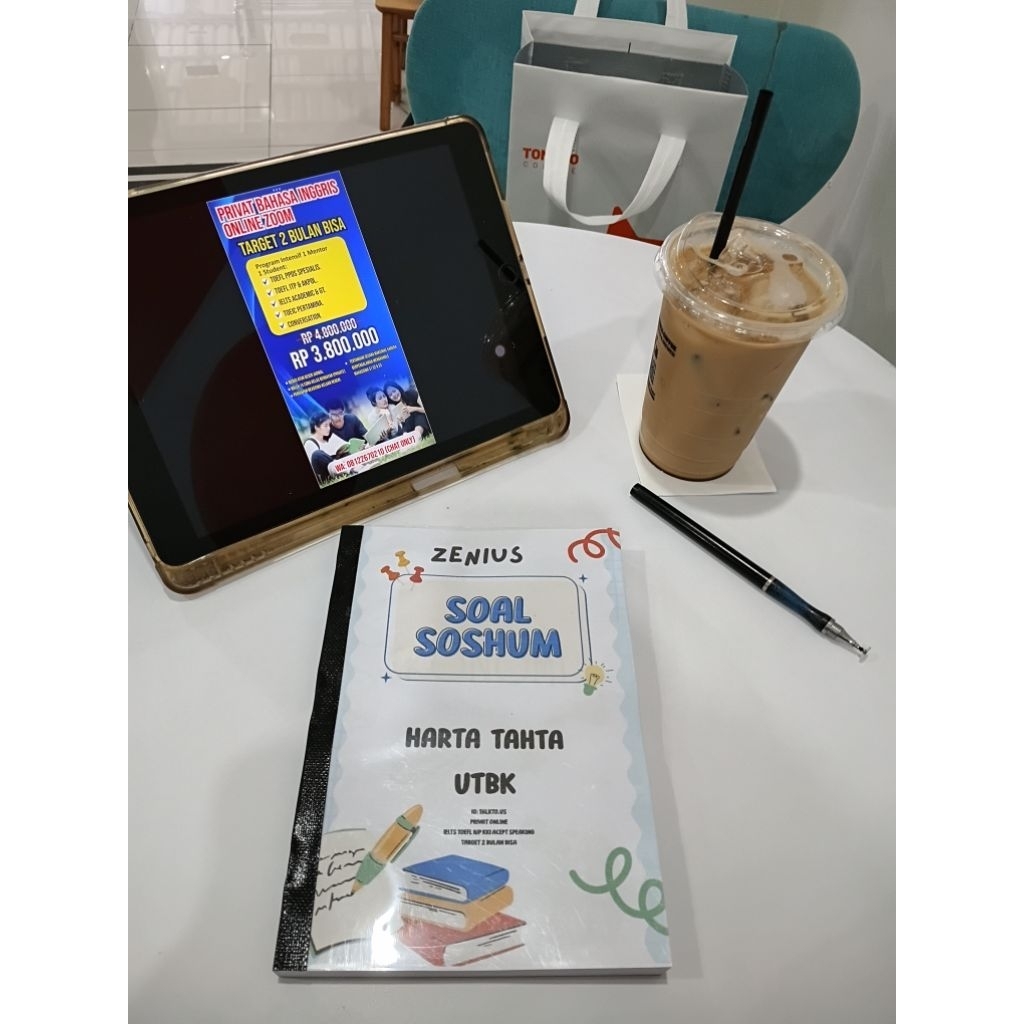 Buku Latsol Latihan Soal TPS TKA Zenius Soshum Ekonomi Geografi Sejarah Sosiologi