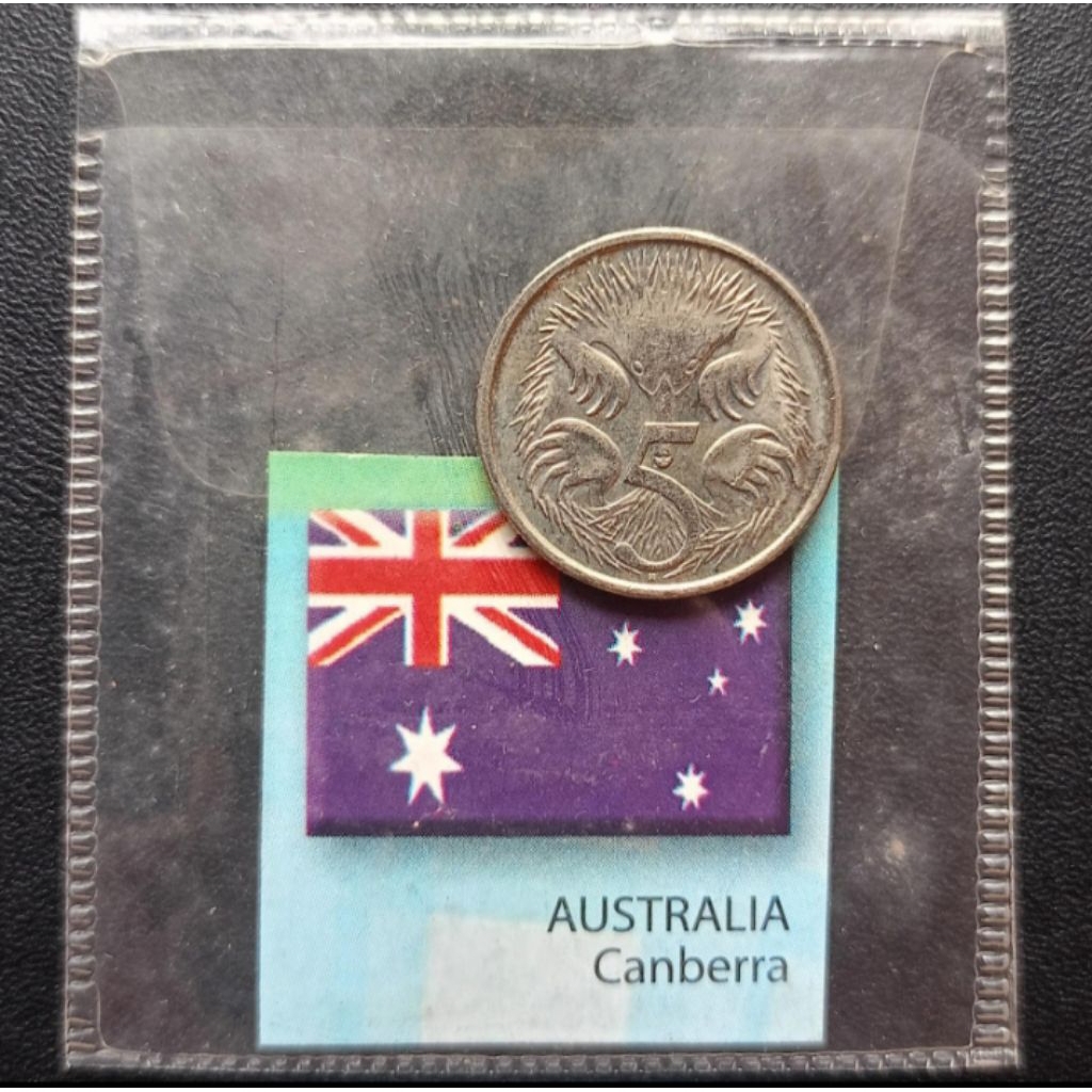 Koin Australia 5 Cents Koleksi Coin Asing Kuno Jadul Luar Negeri Mancanegara