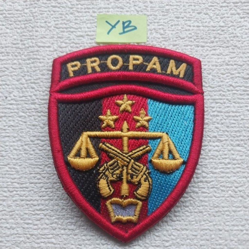 LOGO PROPAM POLRI TIMBUL 3D