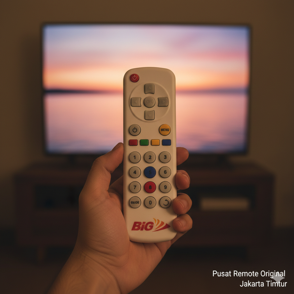 REMOTE REMOT RECEIVER PARABOLA BIG TV ORIGINAL ASLI