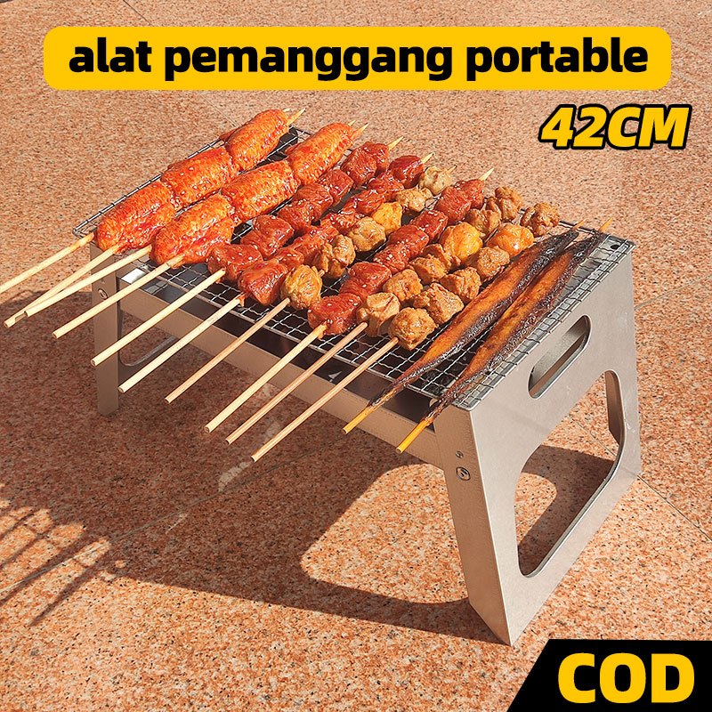 Alat Panggang Kompor Gas - Panggangan Pemanggang Sate Dan Sosis Bakar Alat panggangan ikan sosis aya