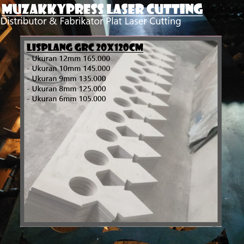 LISPLANG GRC GIGI BALANG 10MM (20x120CM)