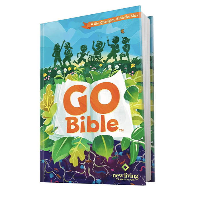 NLT Go Bible for Kids, Hardcover: A Life-Changing Bible for Kids