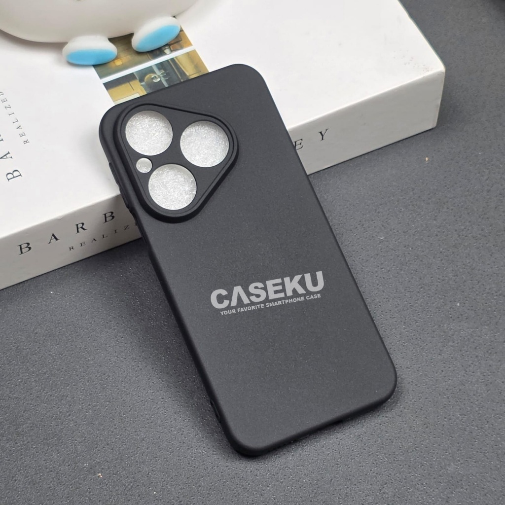 Case Huawei Pura 80 Huawei Pura 80 Pro Huawei Pura 80 Ultra Case Softcase Candy Macaron Square Black