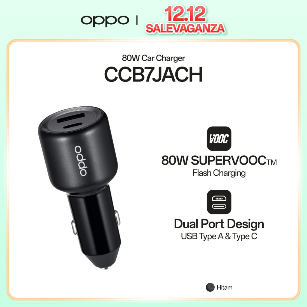 OPPO 80W Car Charger CCB7JACH