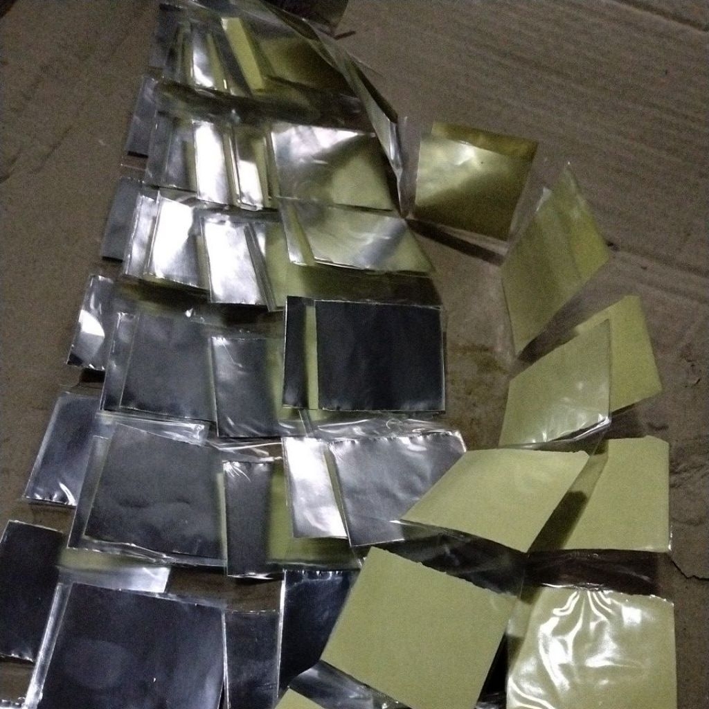 Patri tambal panci, alumunium, seeng, dll isi 100 pcs.