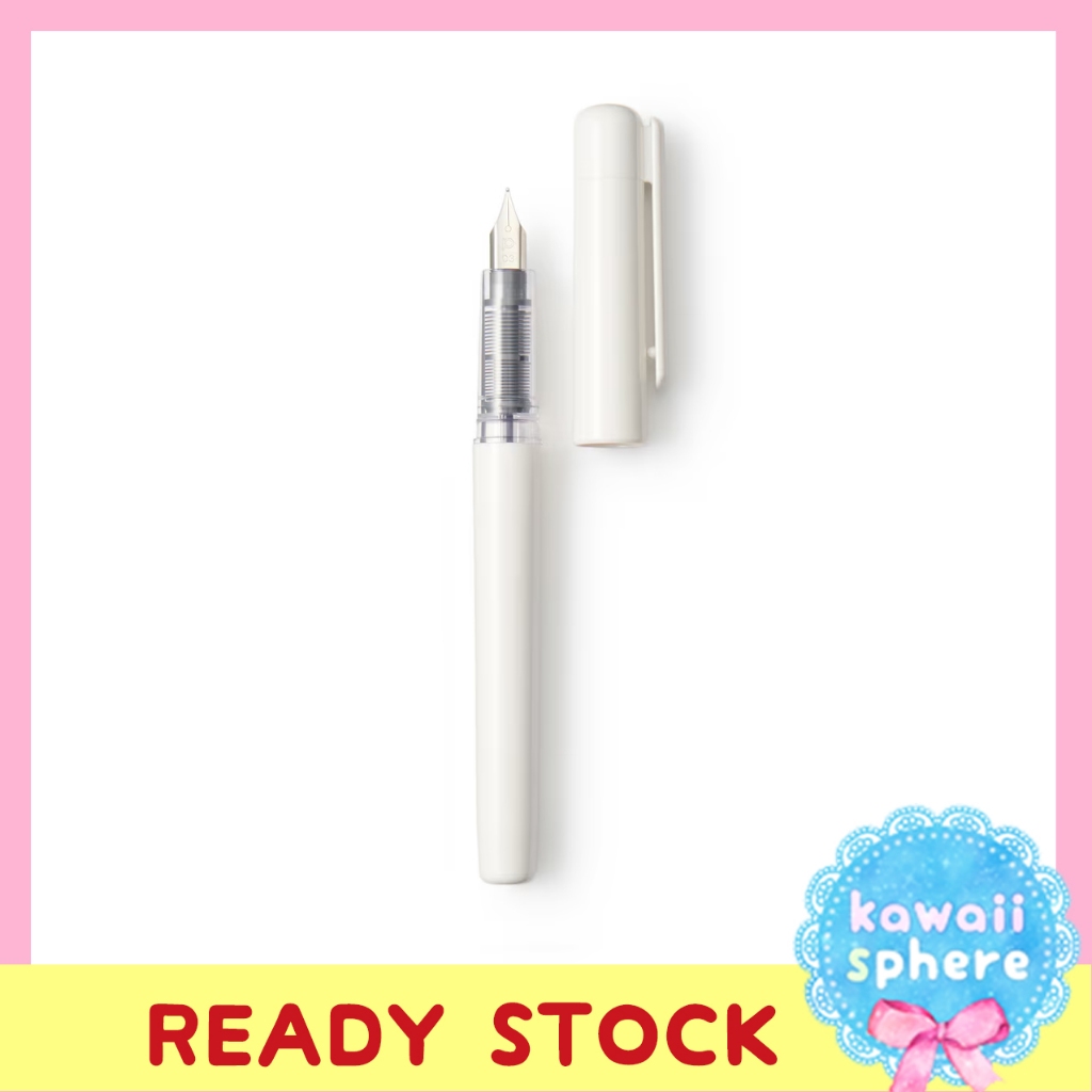MUJI Polycarbonate Fountain Pen With Cartridge | Ready Stock FP Muji Handcarry Jepang