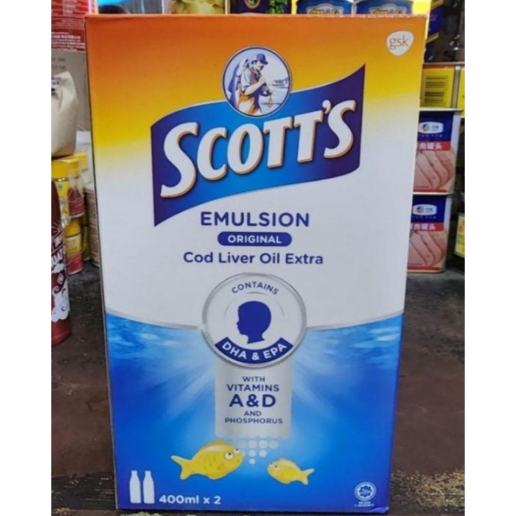 Scott emulsion malaysia original 400 ml