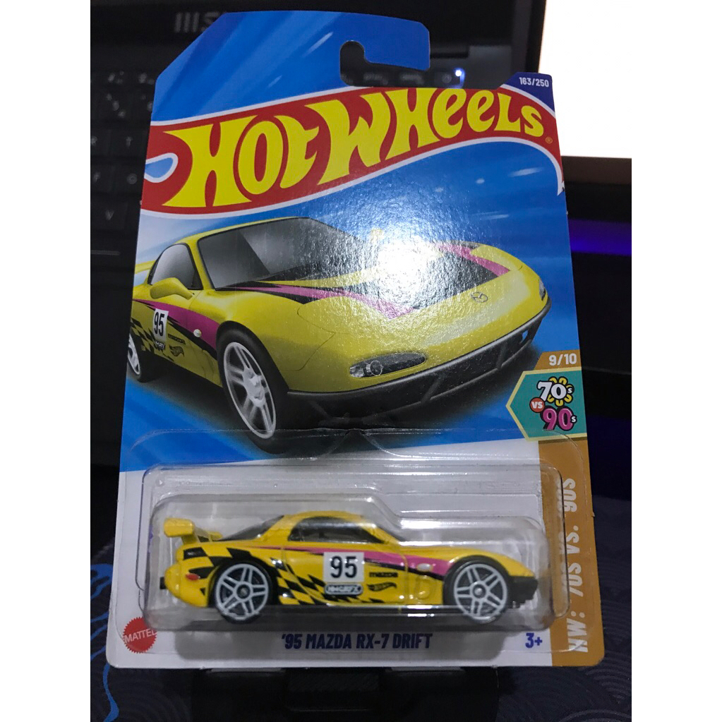 HOTWHEELS 95 MAZDA RX-7 DRIFT