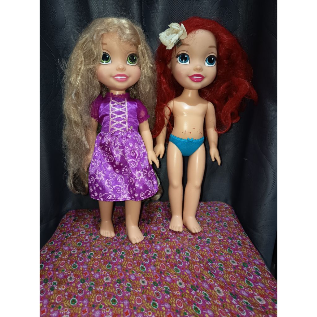 Rapunzel Dan Ariel Doll Disney Jakks K. Night