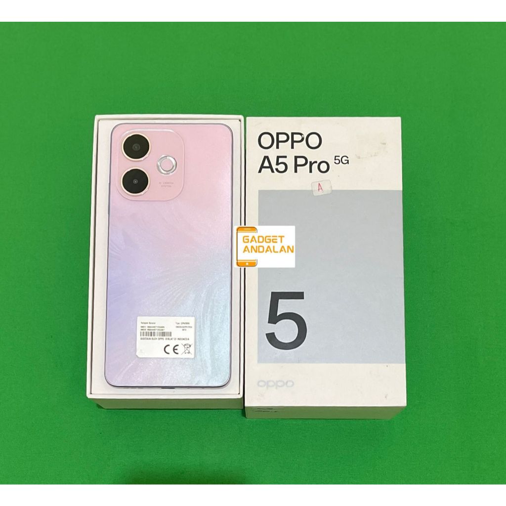 OPPO A5 PRO 5G 8/256GB SECOND FULLSET BERGARANSI