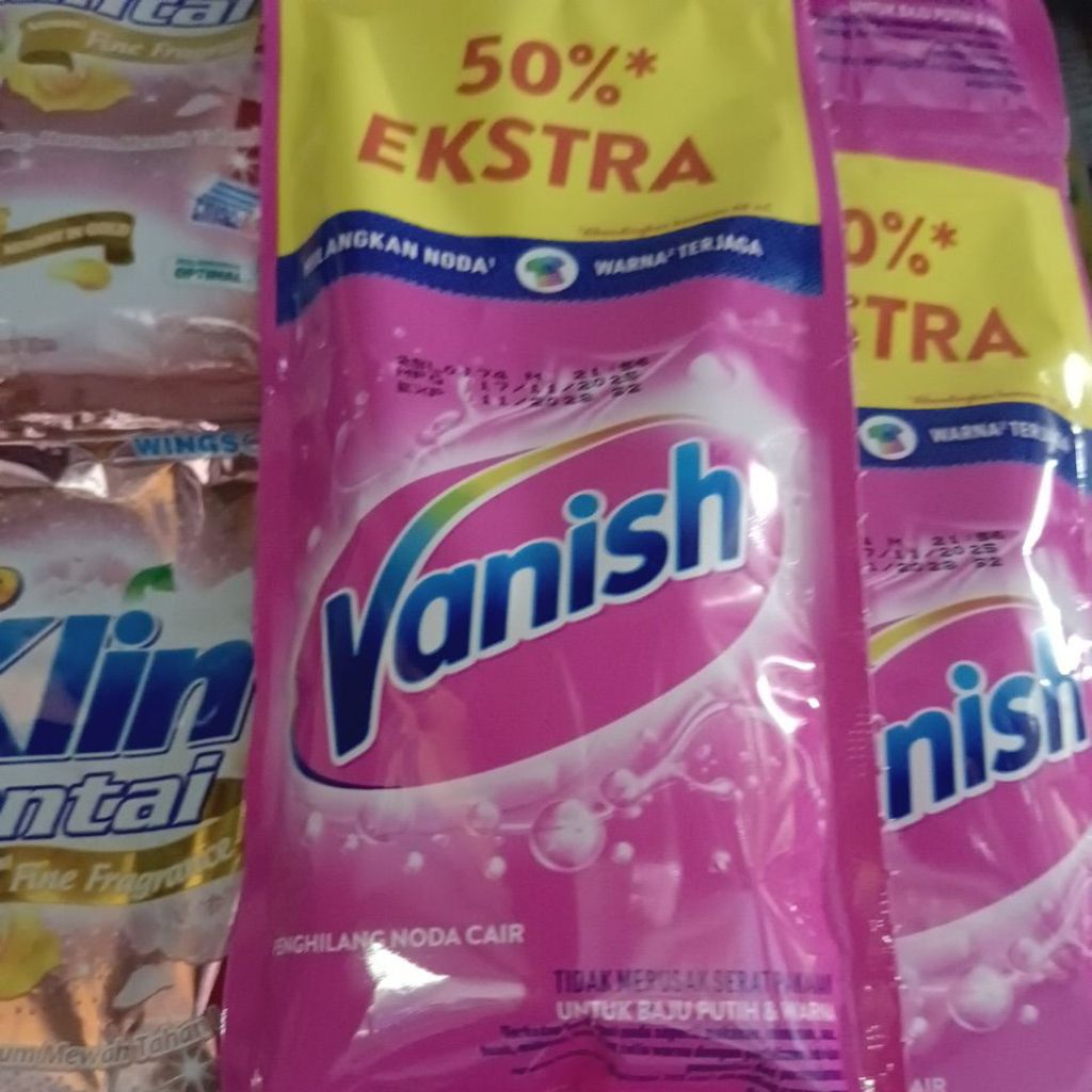 Vanish 60ml +30ml kemasan sachet