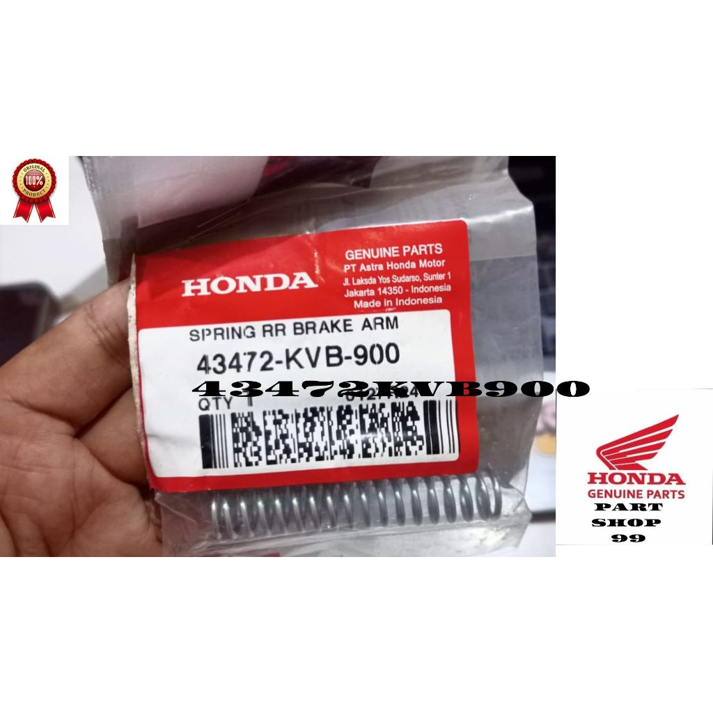 Spring Rear Brake Arm ORIGINAL AHM 43472KVB900