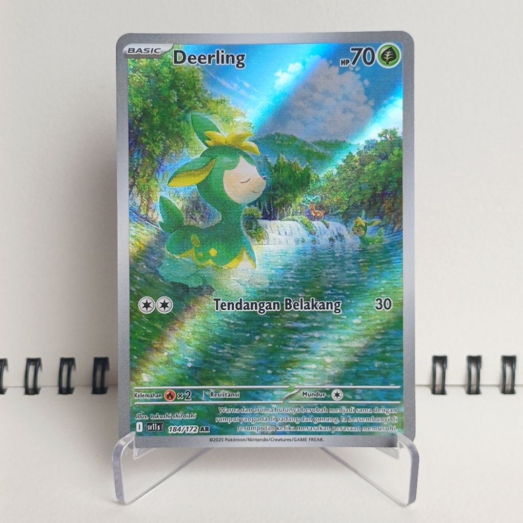 Deerling - Kartu Pokemon TCG Indonesia - Scarlet & Violet Hitam & Putih SV11s | 184/172 | AR ORIGINA