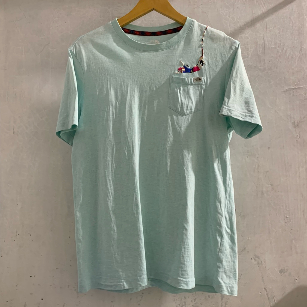 Kaos Pocket Warna Mint