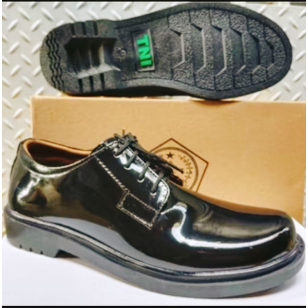 sepatu pria pdh bergaransi termurah TNI ad sepatu pdh polri sepatu pdh security kilap original jatah