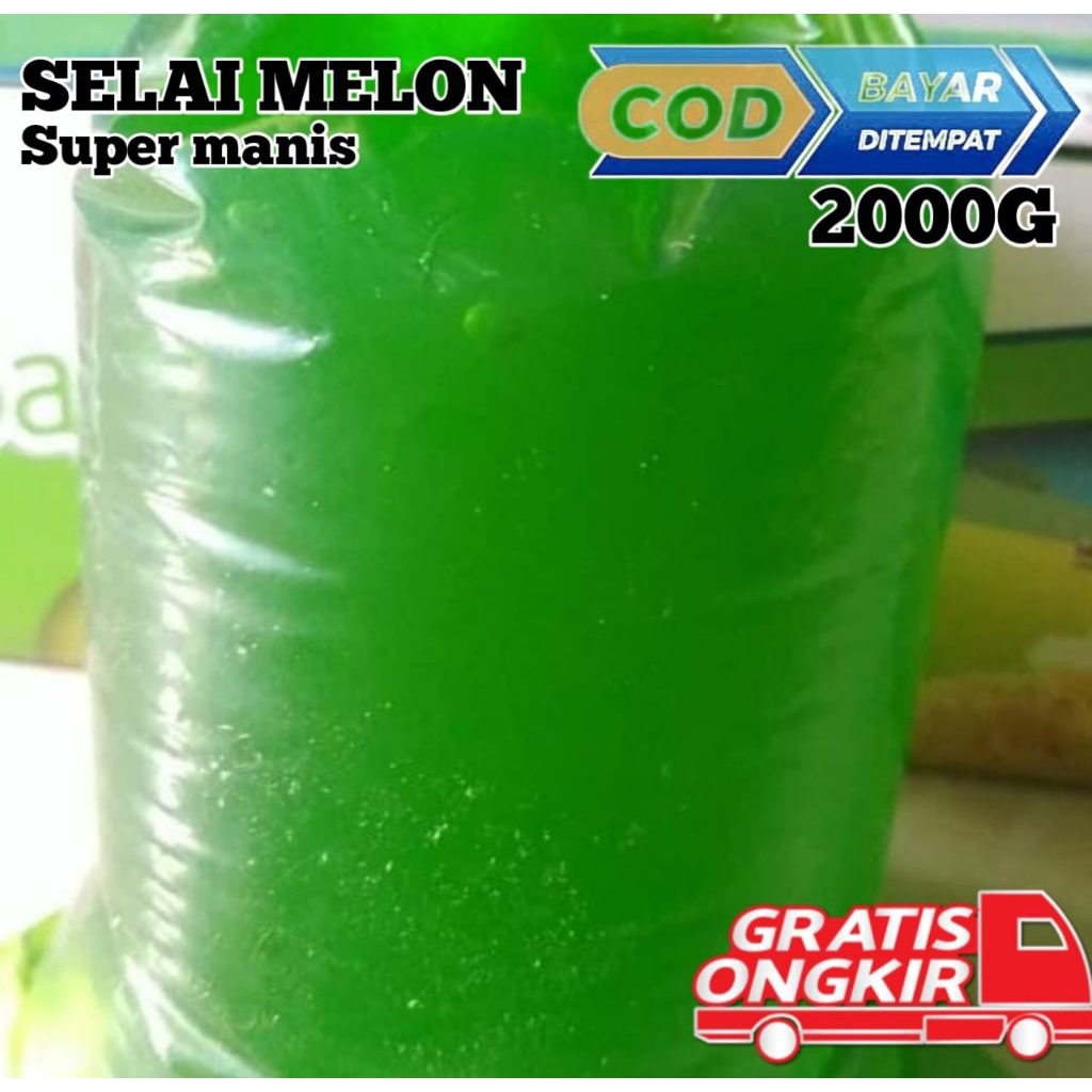 Selai Melon Super Kenyal Manis 2000g Kemasan Plastik Praktis Tahan Lama Varian Rasa Beragam Selai Ol