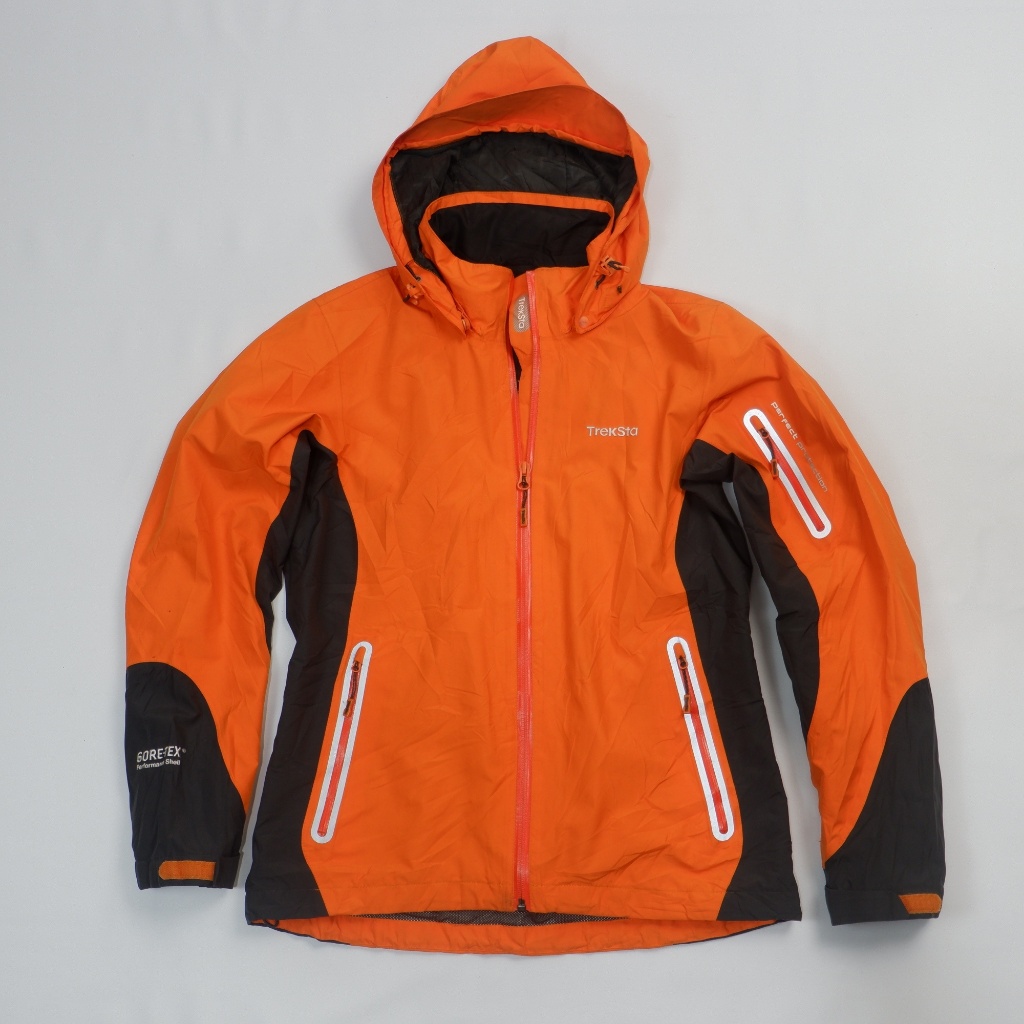 TREKSTA GORE-TEX Performance Shell Jacket - Orange/Black - Preloved