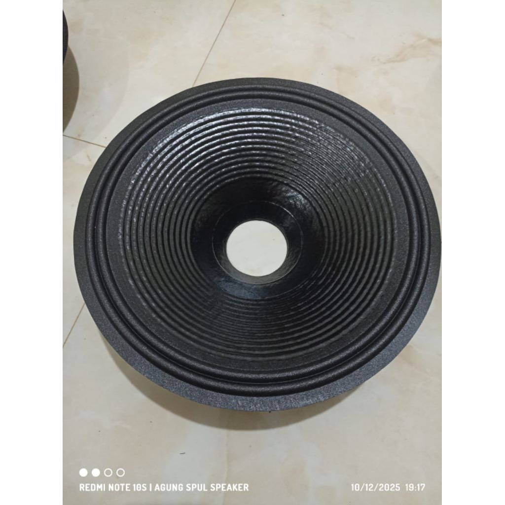 daun speaker 15 inch lubang 3 inch tebal 2 ring