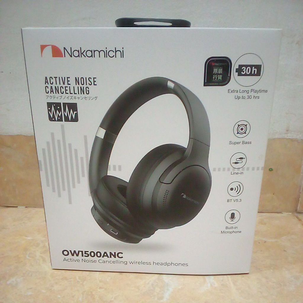 Headphone Nakamichi Wireless OW1500ANC