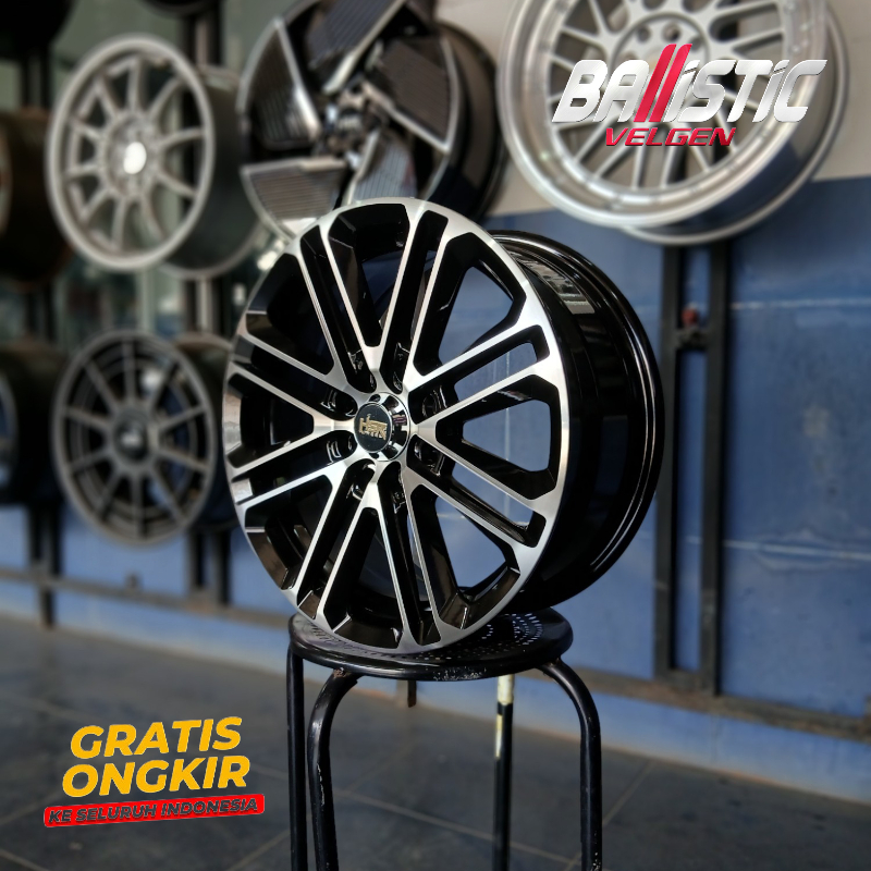 Velg Racing Ring 15 HSR ALKANI WARNA TWO TONE BUAT MOBIL IGNIS SIRION ETIOS CONFERO FREED BRIO VIOS