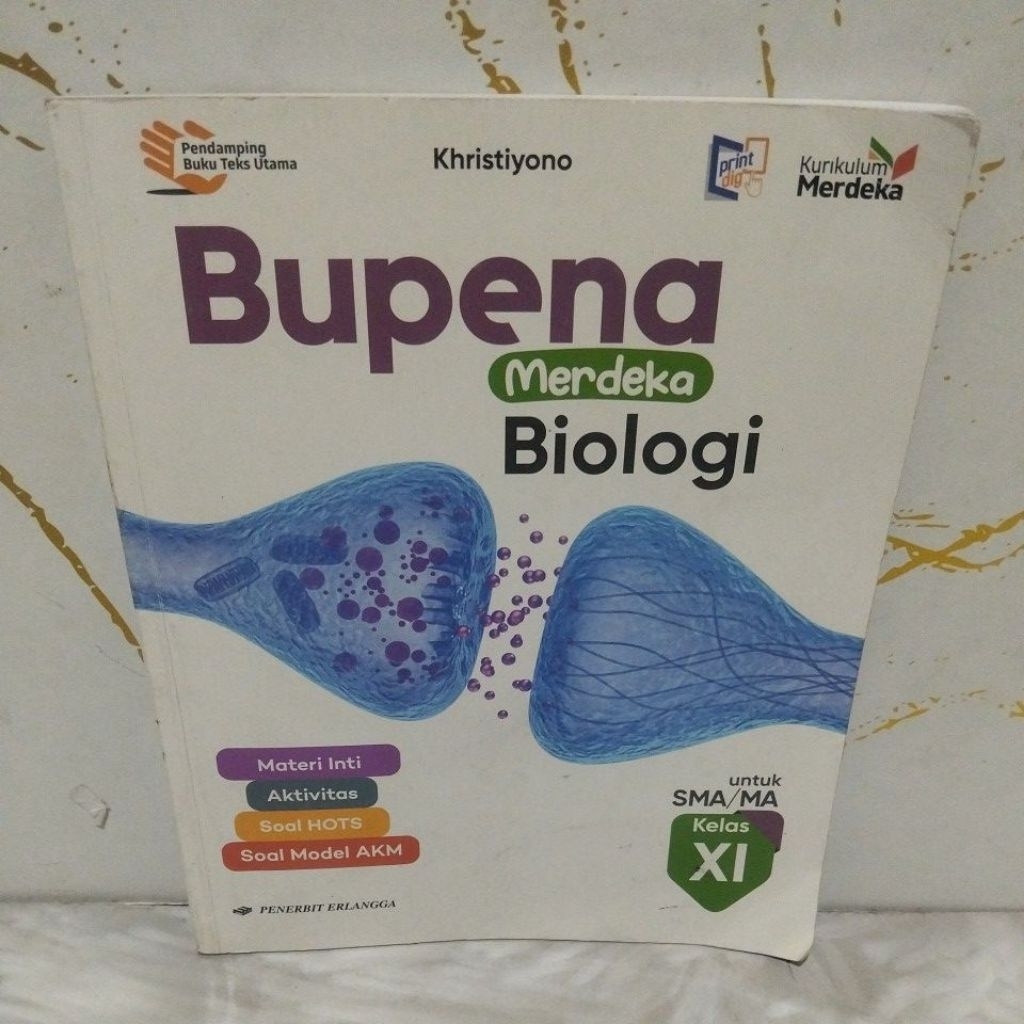 Bupena Merdeka Biologi Erlangga SMA/MA Kelas 3,12,XII