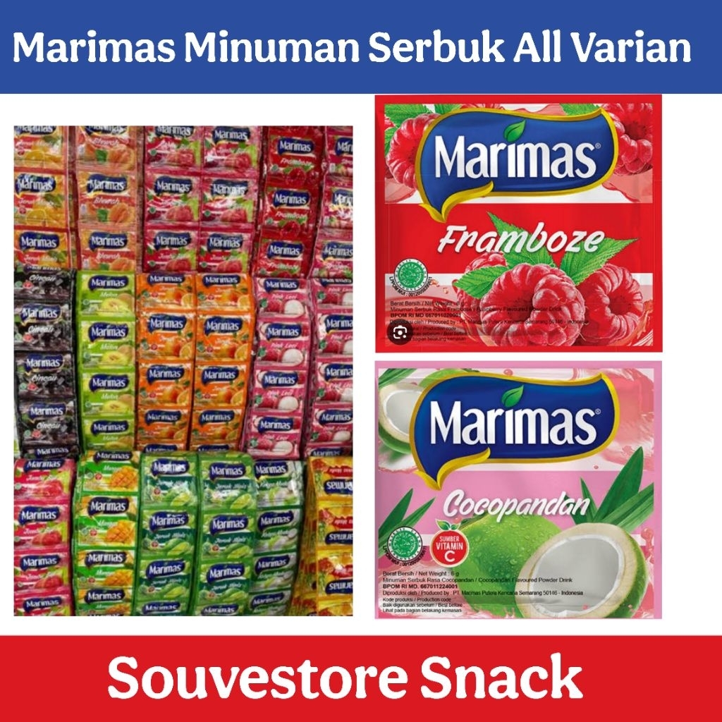 Marimas Minuman Serbuk All Varian Marimas renceng minuman Marimas sachet