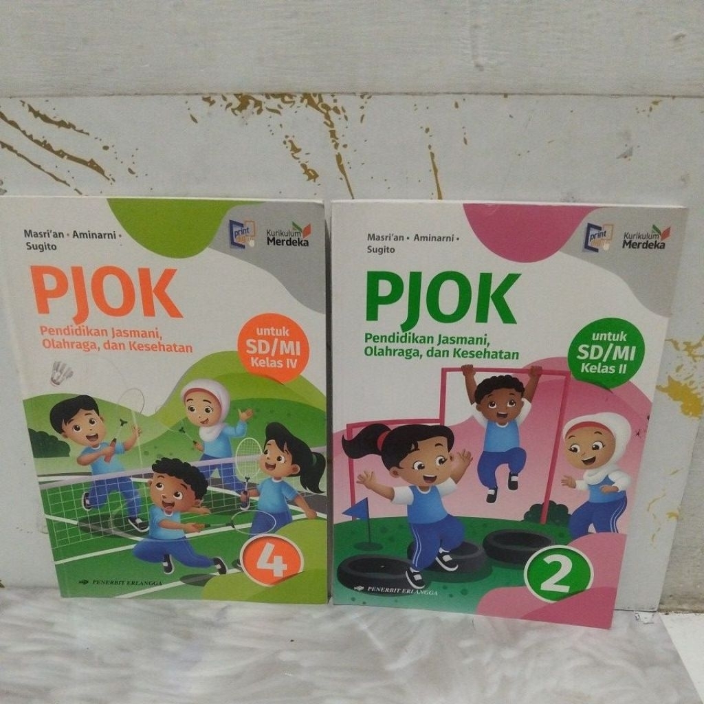 Buku Baru PJOK Erlangga SD/MI Kelas 2,4
