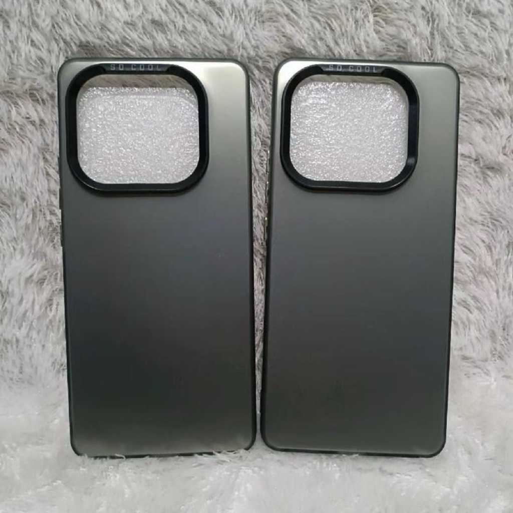 Soft Case Vivo IQOO Z9 /Z9X /Z9 Turbo Silikon Casing Imd Full Black Hologram Polycarbonad Hardcase C