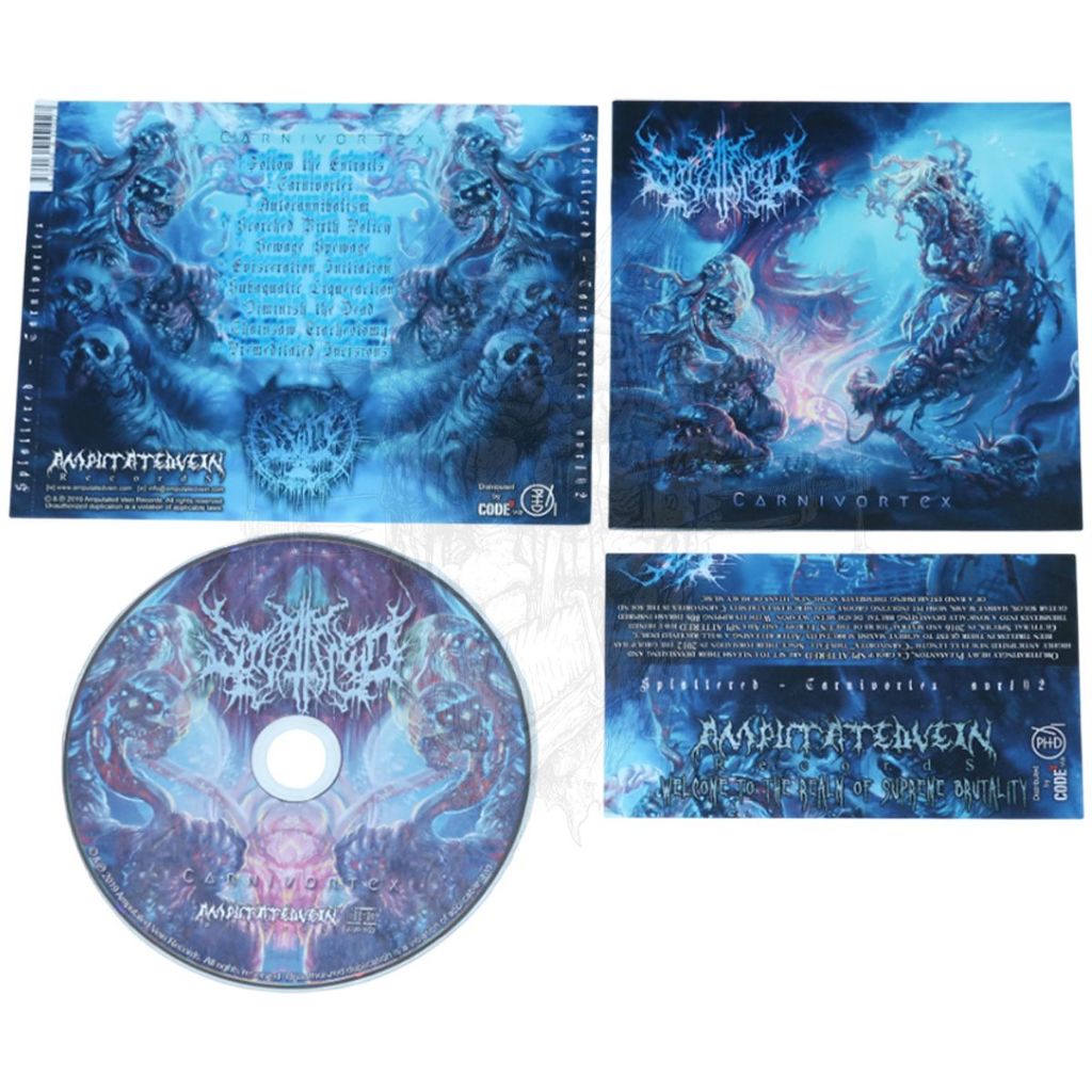 CD - Splattered - Carnivortex | Brutal Death Metal
