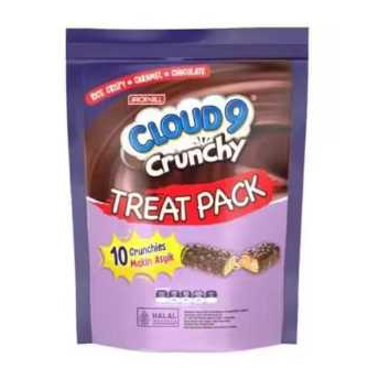 Cloud 9 Crunchy Chocolate 80gr 10's