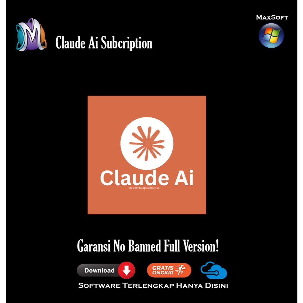 Claude.Ai 1 Bulan Subcribtion Official