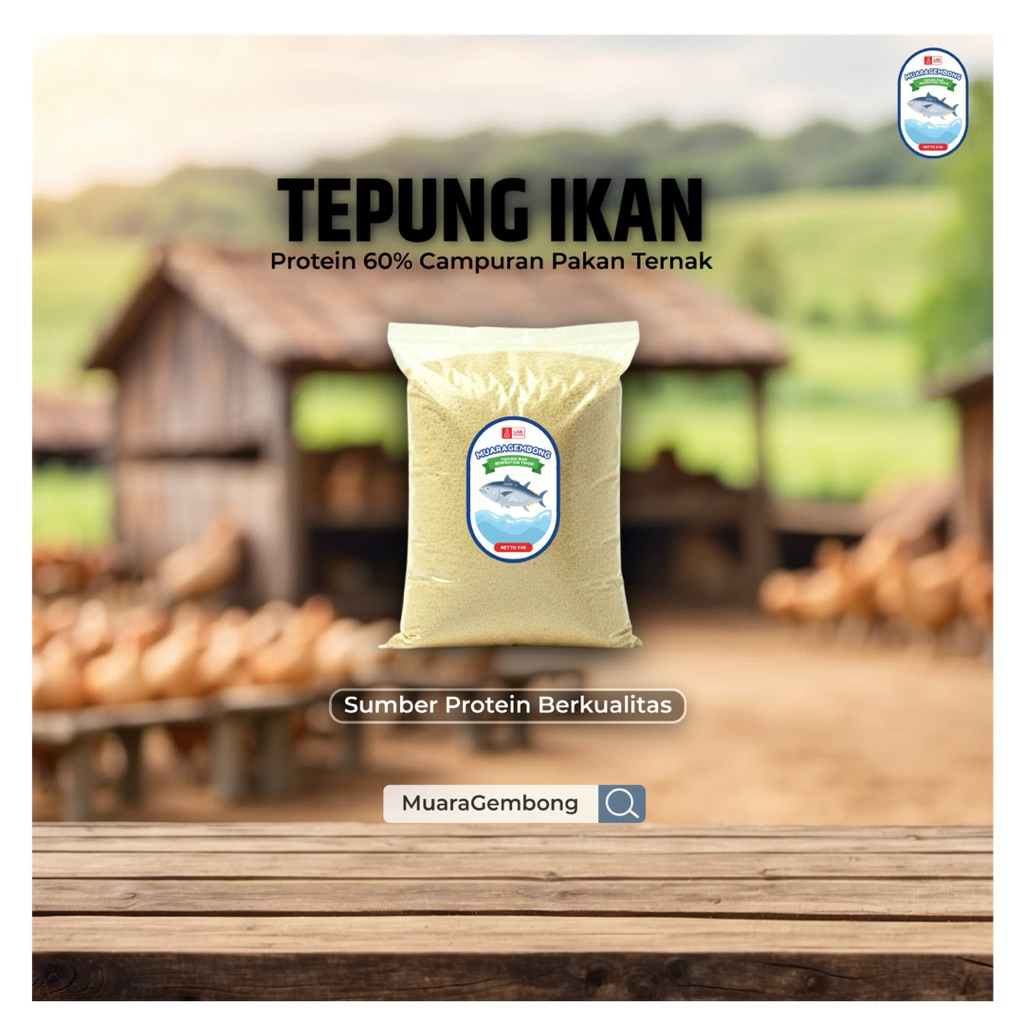 Tepung Ikan Tinggi Protein 1KG
