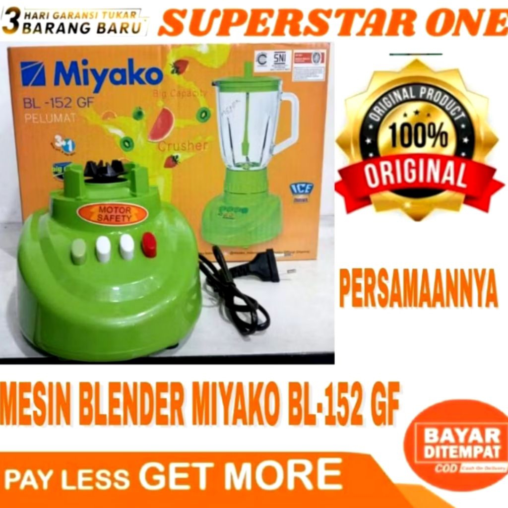 Miyako Mesin Blender BL-152 GF Blender Miyako Persamaannya BL 152 GF