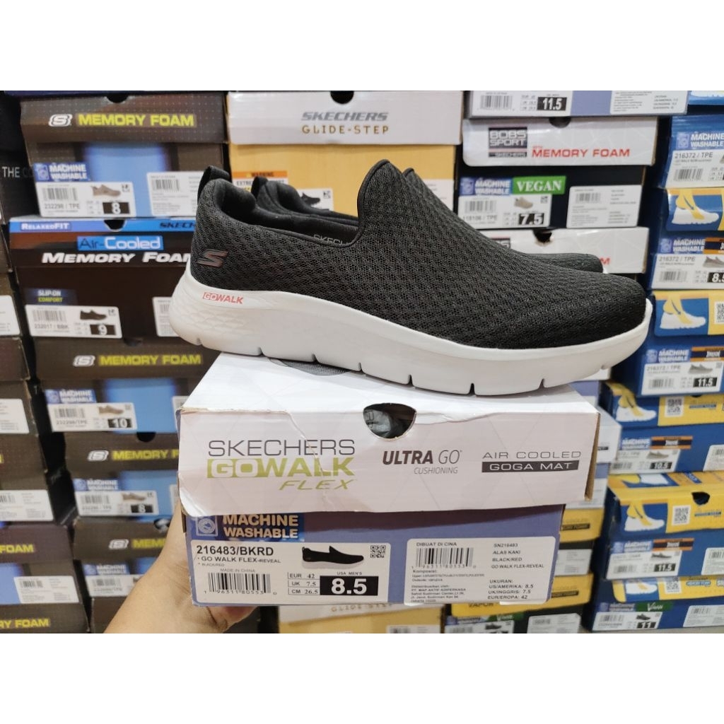 SKECHERS GO-WALK FLEX 216483 sepatu walking pria