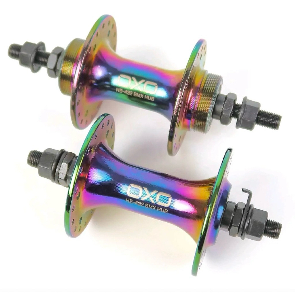 Hub Free Hub Oxo 36 Hole Bearing Alloy Single Speed BMX Fixie Rainbow Pelangi Drat Ulir