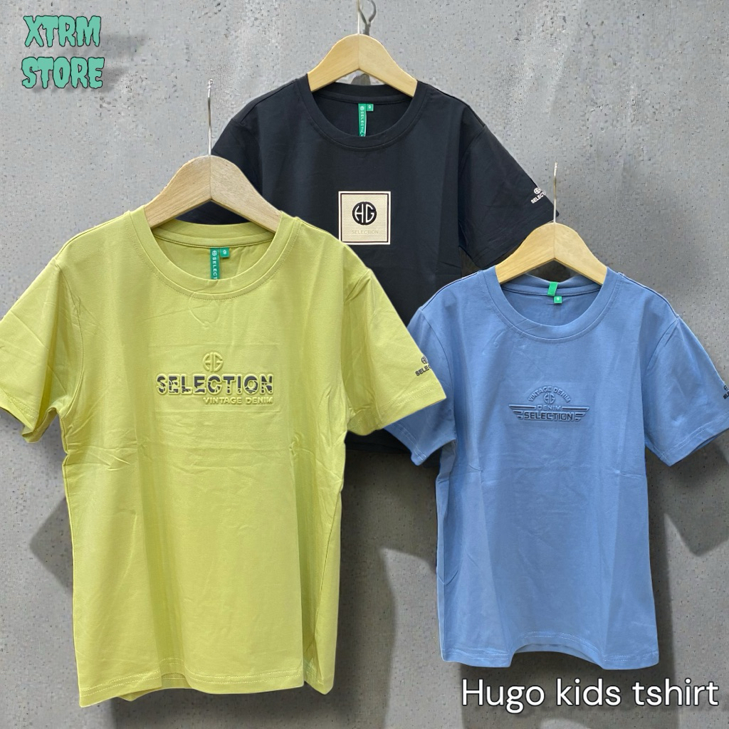 HUGO KIDS.hugo tebal.kaos hugo bahan tebal.hugo selection anak.kaos hugo anak