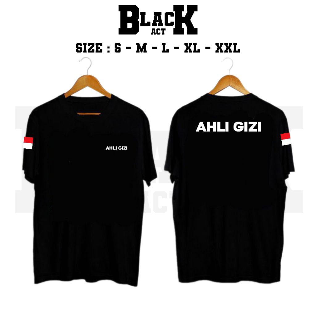 KAOS AHLI GIZI SIMPEL TULISAN