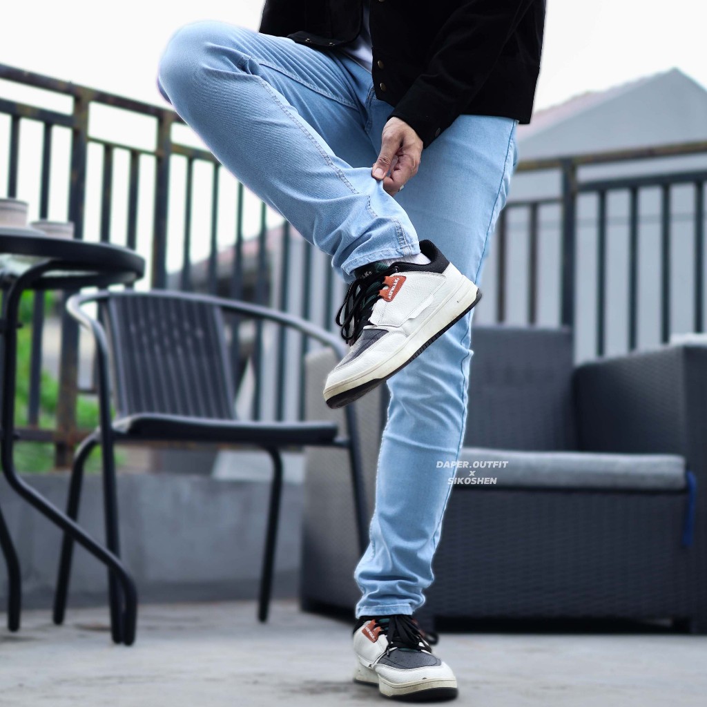 Tony Jack Venice Blue Celana Jeans Slimfit Pria Stretch Urban Series