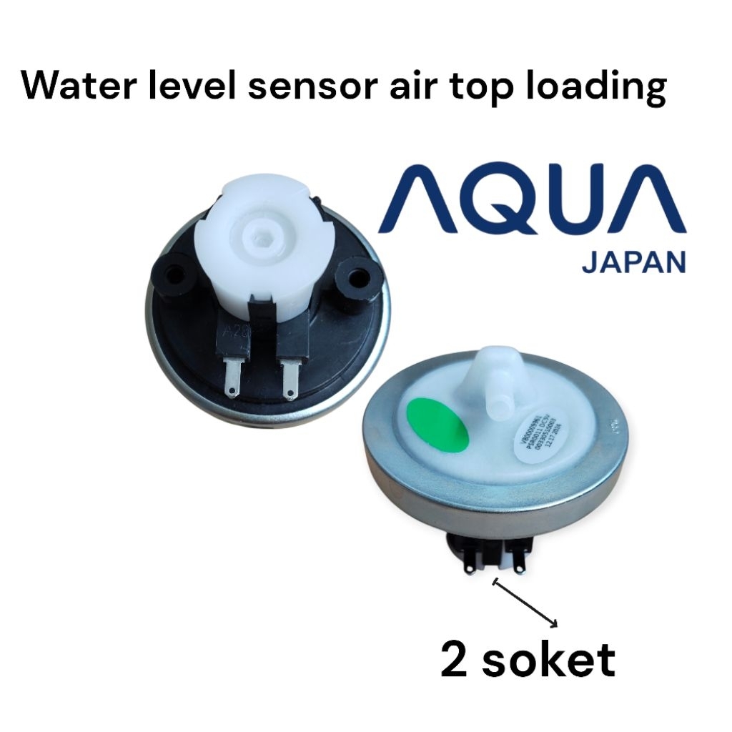 water level mesin cuci Aqua 1 tabung top loading 2 soket