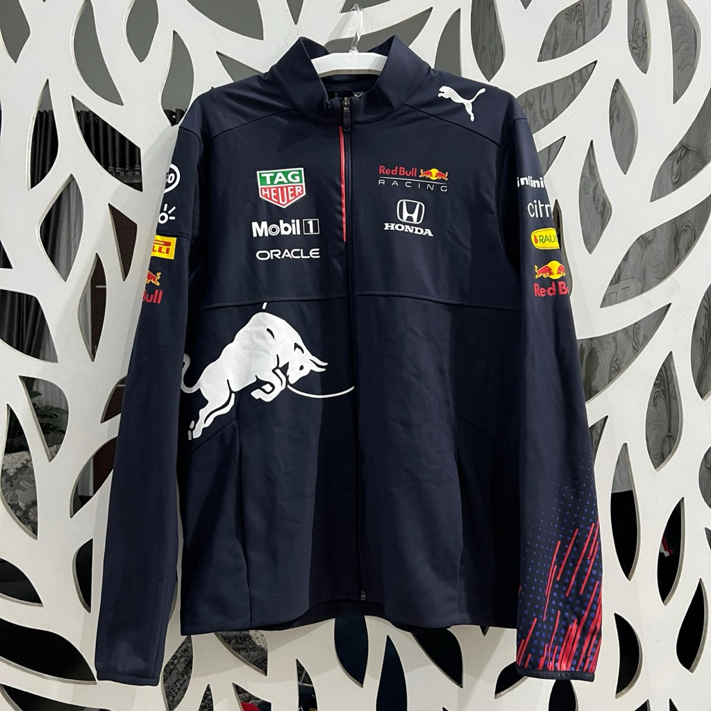 [Team Issued/Used/Size L] Jaket Softshell Oracle Red Bull Racing Formula One Team F1 2021