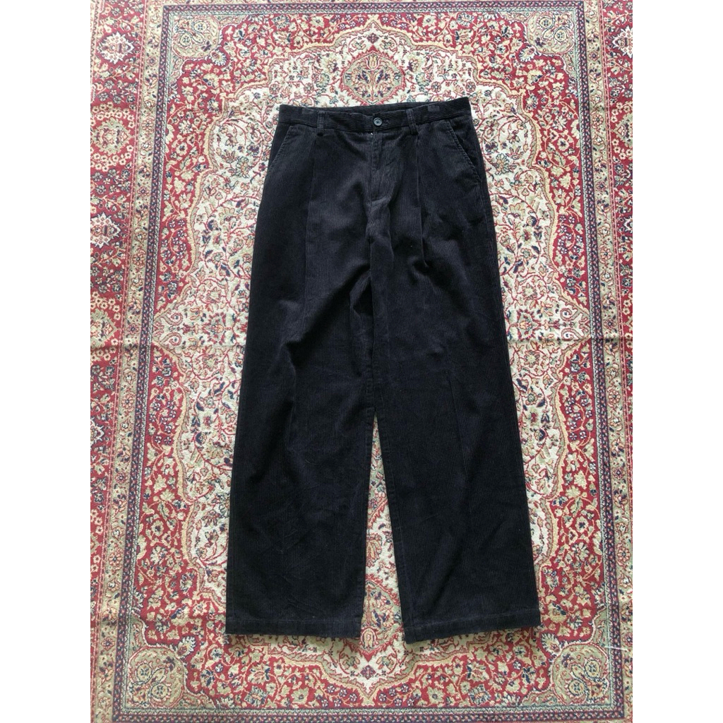 Celana Musinsa standard corduroy wide pants Vintage Corduroy HH234