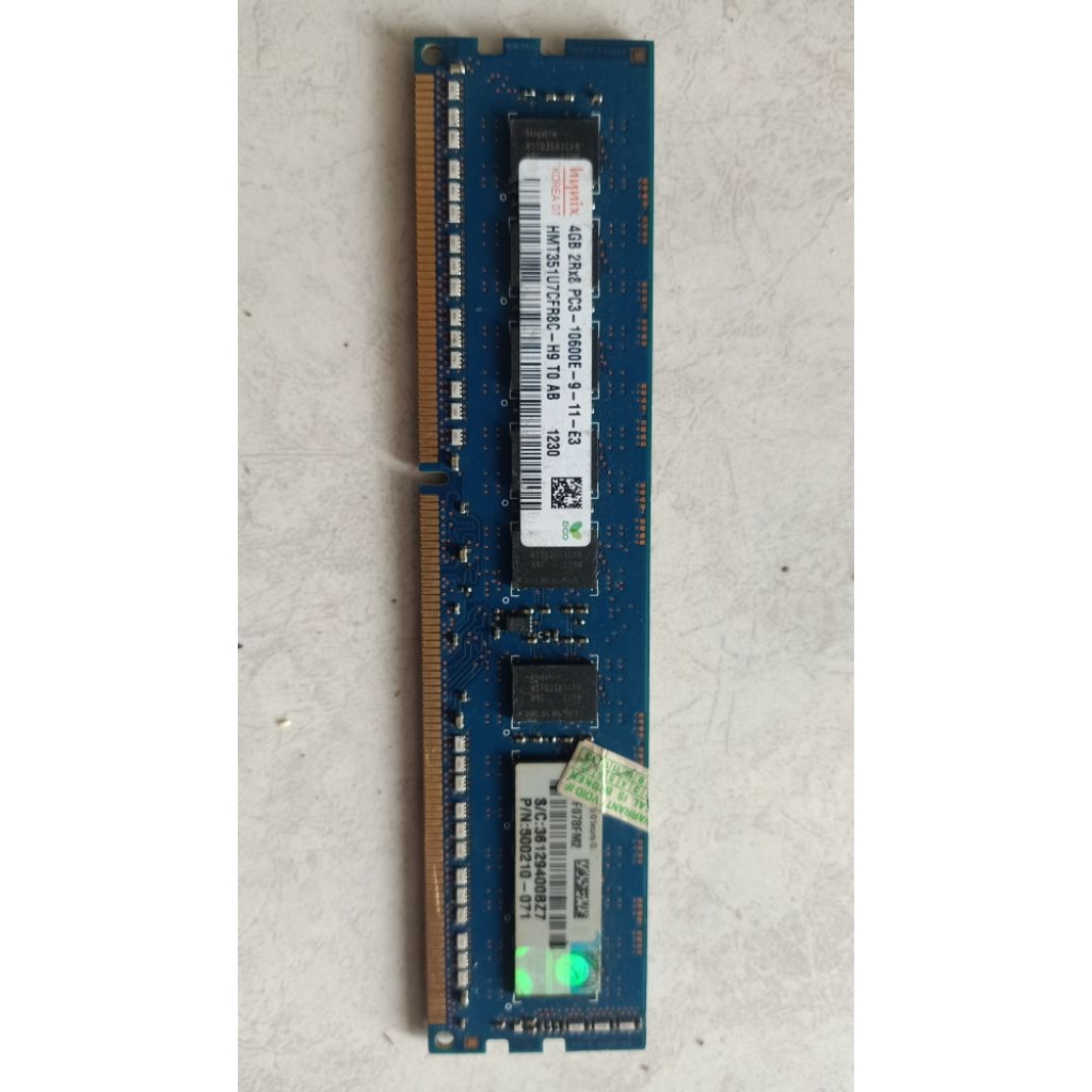 RAM komputer PC DDR3 4GB 10600E