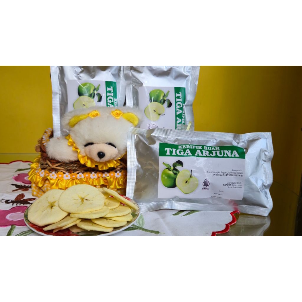 Kripik Apel Tiga Arjuna Khas Kota Malang Batu
