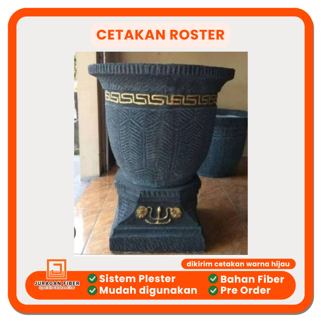cetakan pot semen jumbo / pot tanaman jumbo