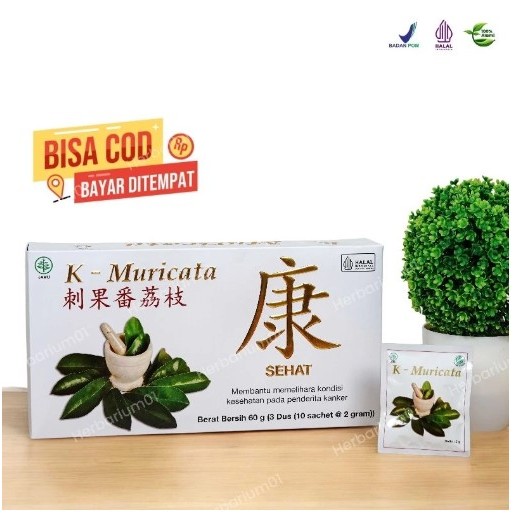 Herbal Alami K-Muricata Teh Celup BPOM
