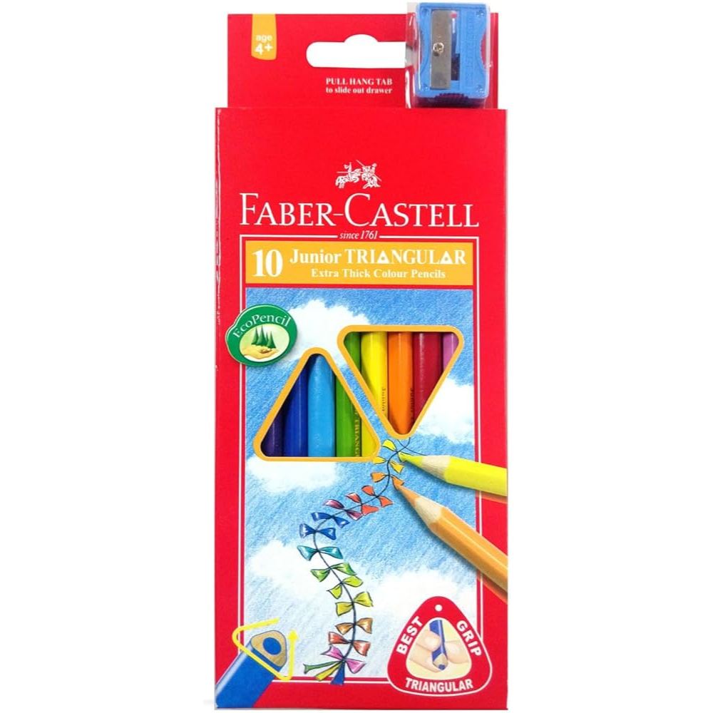Faber-Castell Junior Pensil Warna Triangular Set 20