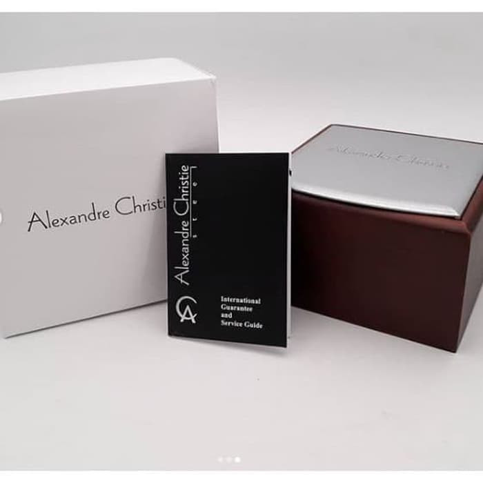Jam Tangan Pria Alexandre Christie AC 3030 / ac3030 Chronograph Rantai Leather Original Garansi 1