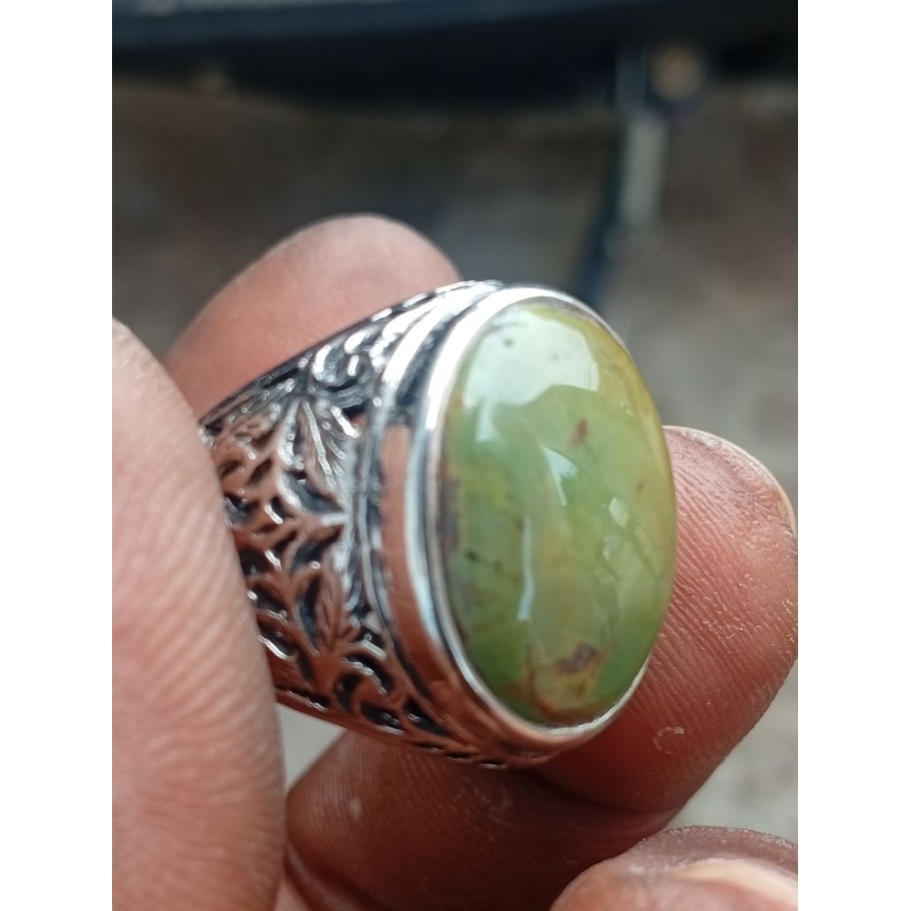 batu pirus persia hijau