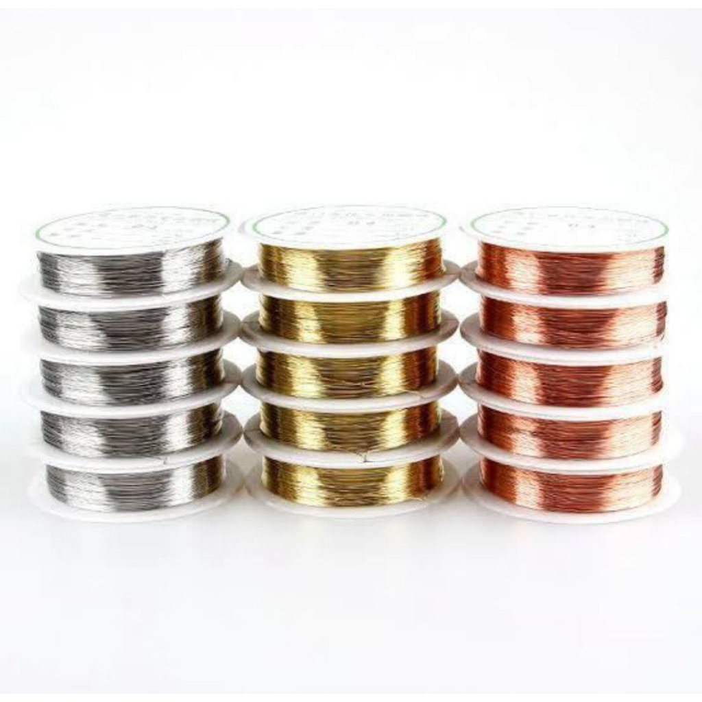 Kawat Tembaga Aksesoris Ukuran 0.3mm 0.4mm 0.5mm Kawat Manik Manik